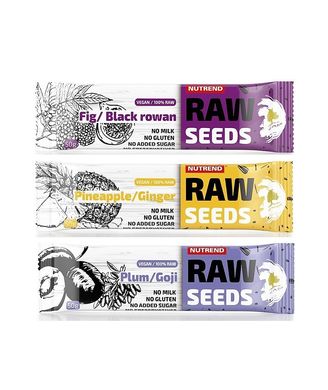 Nutrend, Зерновые батончики Raw Seeds, 50 грамм