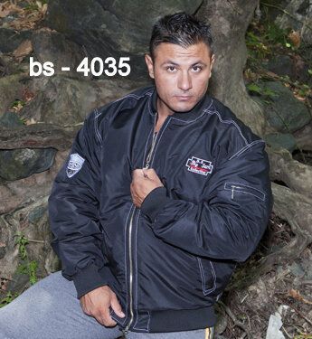 Big Sam, Куртка БигСем 4035 для бодибилдинга , черная, Черный, 2XL