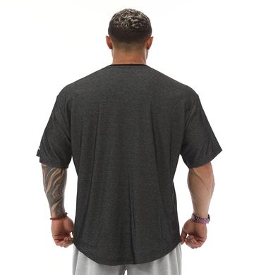 Big Sam, Футболка-Размахайка (Rag Top Gym T-shirt BGSM 3330-ANTHRACITE) Серый ( L )