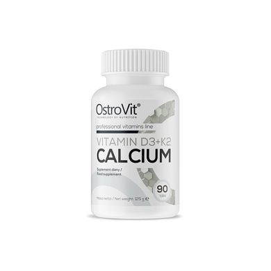 OstroVit, Vitamin D3 + K2 Calcium, 90 таблеток, 90 таблеток