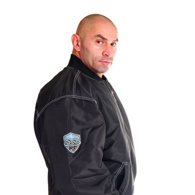 Big Sam, Куртка БигСем 4035 для бодибилдинга , черная, Черный, 2XL, Мужской