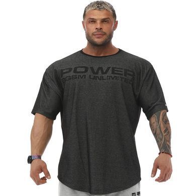 Big Sam, Футболка-Размахайка (Rag Top Gym T-shirt BGSM 3330-ANTHRACITE) Серый ( L )