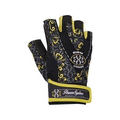 Power System, Перчатки Classy PS 2910 Black-Yellow, Серо-жёлтый, XS