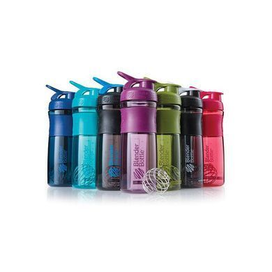 Blender Bottle, Спортивный шейкер-бутылка SportMixer Black, 820 мл