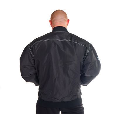 Big Sam, Куртка БигСем 4035 для бодибилдинга , черная, Черный, 2XL
