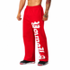 Штани спортивні чоловічі широкі YoungLA 2127 Big Patch Sweats Red Wash червоні L