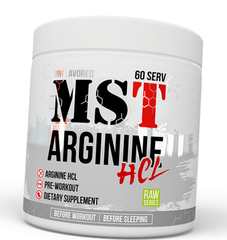 MST Sport Nutrition, Аргінін Arginine HCL Unflavored, 300 грам, Без смаку, 300 грам