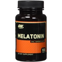 Optimum Nutrition, Melatonin 3 mg, 100 таблеток, 100 таблеток