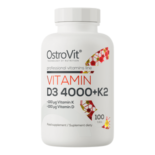 OstroVit Vitamin D3 4000 + K2 100 таблеток &mdash; вітамін D3 з K2