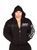 Mordex TitanBlack Fleece Zip &mdash; чёрная флисовая толстовка на молнии ( XS )