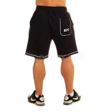 NPC, Шорти спортивні теплі Men's Fleece Shorts, Чорний / червоний L