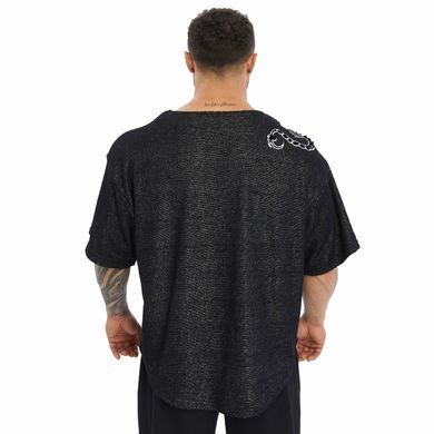 Big Sam, Футболка-Розмахайка(Men's Oversize Towel Textured Rag Top T-shirt 3295) Чорний ( M )
