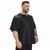 Big Sam, Футболка-Розмахайка(Men's Oversize Towel Textured Rag Top T-shirt 3295) Чорний ( M )