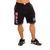 NPC, Шорти спортивні теплі Men's Fleece Shorts, Чорний / червоний L