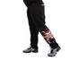 Big Sam, Штаны спортивные зауженные теплые (BS1045) Pants, Черно / Красные ( XL )