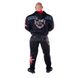 Big Sam, Штаны спортивные зауженные теплые (BS1045) Pants, Черно / Красные ( XL )