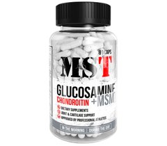 MST Sport Nutrition, Для суглобів і зв'язок Glucosamine Chondroitin MSM D3, 90 капсул