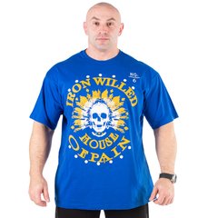 House of Pain, Футболка Iron Willed Long Oversized T-shirt, Синя (S\M)