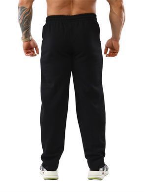 Big Sam, Штаны спортивные теплые Mens Winter Sweatpants (BGSM PNT1354) Черные ( L )