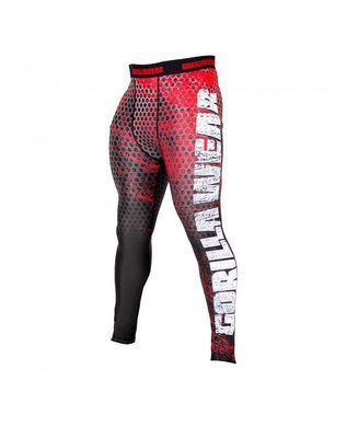 Gorilla Wear, Леггинсы для тренировок Bruce Men's Tights Red/Grey M