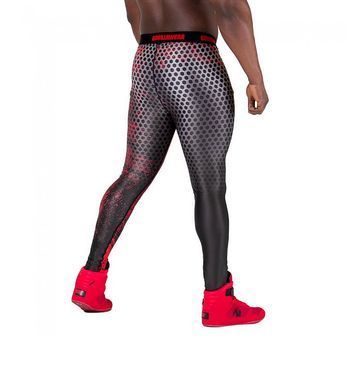Gorilla Wear, Леггинсы для тренировок Bruce Men's Tights Red/Grey M