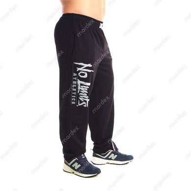 No Limits, Штаны спортивные зауженные Athletics Pants, черные XL