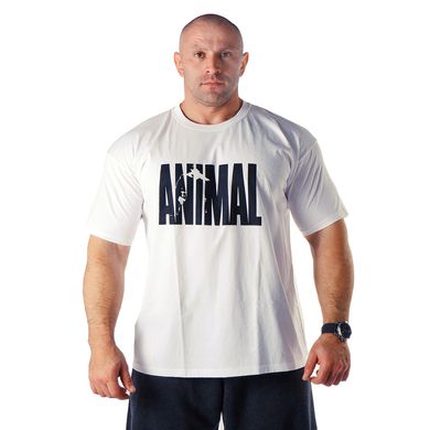 Universal Nutrition, Футболка для бодібілдингу Animal Iron Pak Iconic, біла M