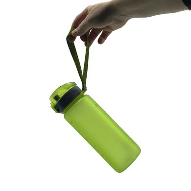 Casno, Пляшка для води KXN-1183 Tritan Green 850 мл з металевим шариком, Сірий, 850 мл