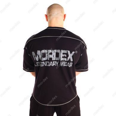 Mordex, Размахайка-Футболка с вставкой Rag Top Bodybuilding MD6318-2, черная ( M )