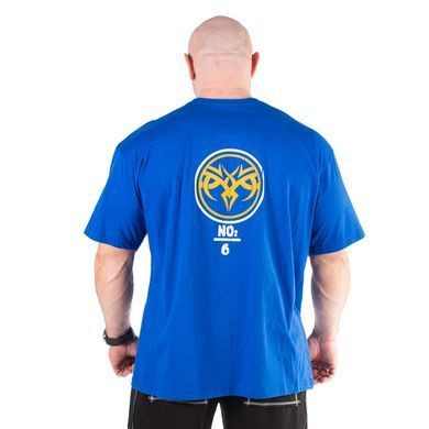 HOP (USA), Футболка Iron Willed Long Oversized T-shirt, Синя (S\M)