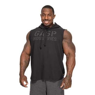 Gasp Inc, Футболка без рукавів з капюшоном Thermal SL Hoodie 220879994(Артикул MD7660-1)- Washed Black ( L )