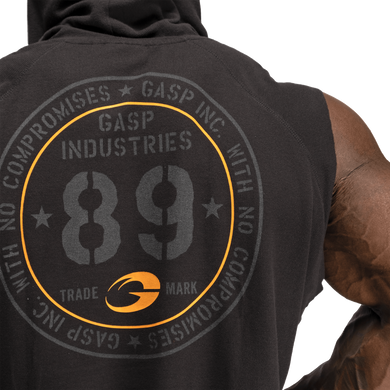 Gasp Inc, Футболка без рукавів з капюшоном Thermal SL Hoodie 220879994(Артикул MD7660-1)- Washed Black ( L )