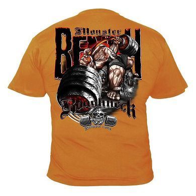 Silberrucken, Футболка MR23 Roughneck Monster Bench помаранчева M