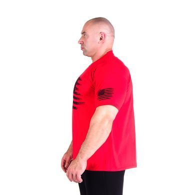 Hard Power(USA), Футболка бесшовна Flag-Logo(Oversized MD7491-2), Red ( L )