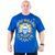 HOP (USA), Футболка Iron Willed Long Oversized T-shirt, Синя (S\M)