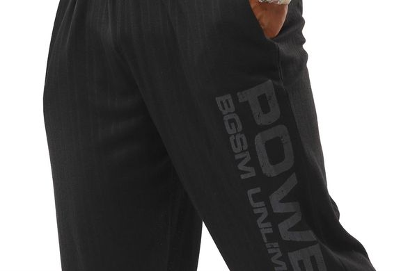 Big Sam, Штаны спортивные лёгкие (Mens Loose Fit Sweatpants PNT1350) Черные ( M )