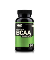 Optimum Nutrition, Бцаа BCAA 1000 Caps Mega-Size, 60 капсул