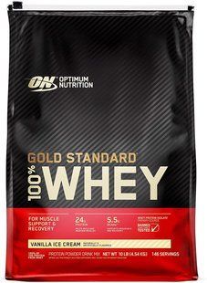 Optimum Nutrition 100% Whey Gold Standard 4540 г (4,54 кг) &ndash; Vanilla Ice Cream