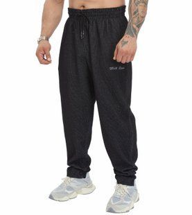 Big Sam чоловічі спортивні штани Loose Fit Luxury PNT1395, чорні (S)