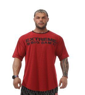 Big Sam, Футболка-Размахайка (Rag Top Gym T-shirt BGSM 3330-BURGUNDY) Красный ( M )