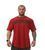 Big Sam, Футболка-Размахайка (Rag Top Gym T-shirt BGSM 3330-BURGUNDY) Красный ( M )