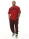 Big Sam, Футболка-Размахайка (Rag Top Gym T-shirt BGSM 3330-BURGUNDY) Красный ( M )