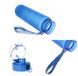 Casno, Бутылка для воды KXN-1183 Tritan Blue 850 мл с металлическим венчиком, Синий, 850 мл