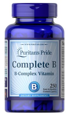 Puritans Pride, Витамины Complete B (Vitamin B Complex), ( 250 таблеток )