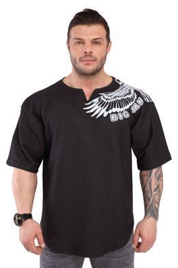 Big Sam, Размахайка 3243 Mens Extreme Eagle Design Rag Top Training T-Shirt ( S )