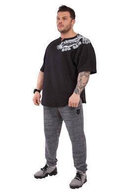 Big Sam, Размахайка 3243 Mens Extreme Eagle Design Rag Top Training T-Shirt ( S )