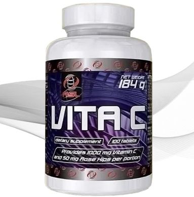 All Sports Labs, Вітамін Vita C 1000 mg, 100 таблеток