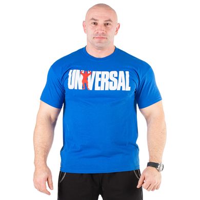 Universal Nutrition, Футболка (Лого Юниверсал ), Синяя ( M )