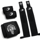Кистевые бинты GASP Hardcore Wrist Wraps 24&Prime; Black/White, 56 см