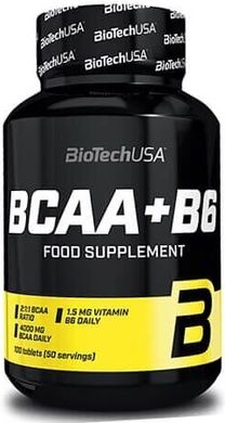 Biotech USA, Бцаа BCAA+B6, 100 таблеток, 100 таблеток